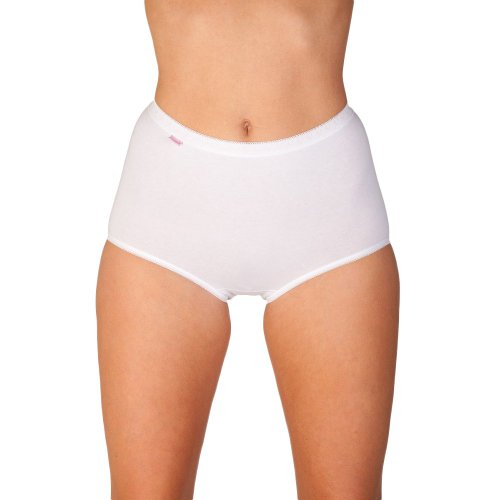 Camille - Lot de 3 Culottes Taille Haute - Femme - Blanc - Tailles 38 à 54 40