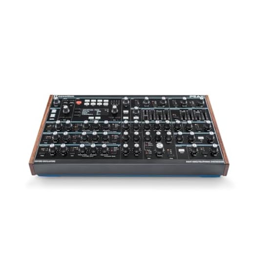 Novation Peak Sintetizador de escritorio polifónico de ocho voces.