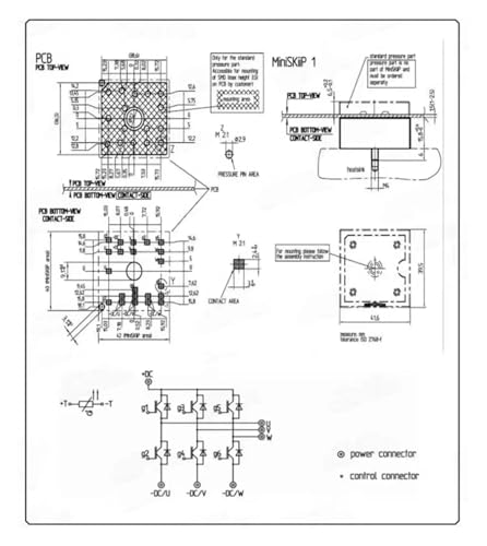 SKIIP13AC12T4V1 module d'alimentation triphasé pour onduleurs et variateurs