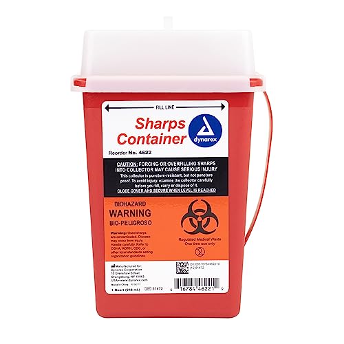 Dynarex Sharps Container 1 Quart