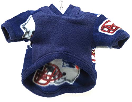Dog Hoodie - Patriots Sports Fleece Fabric2