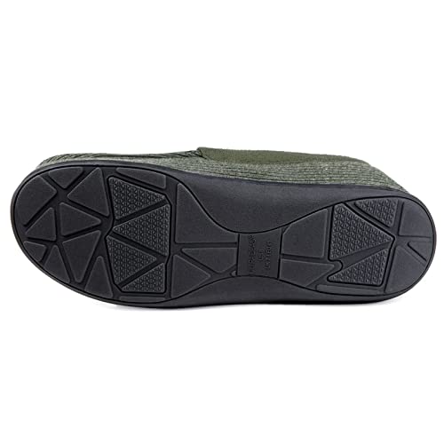 Image of ULTRAIDEAS Men's Breathable Moc Slippers Memory Foam | Machine Washable,Indoor Outdoor Non Slip,Slip On Loafer Shoes,Gift for Father