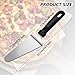 RHBLME 25 Pack Pizza Spatula, Pie Server Pie Cutter Cake Cutter, Stainless Steel Cake Serving Spatula Non Slip Easy to Grip Baking Triangular Spade Plastic Handle Shovel