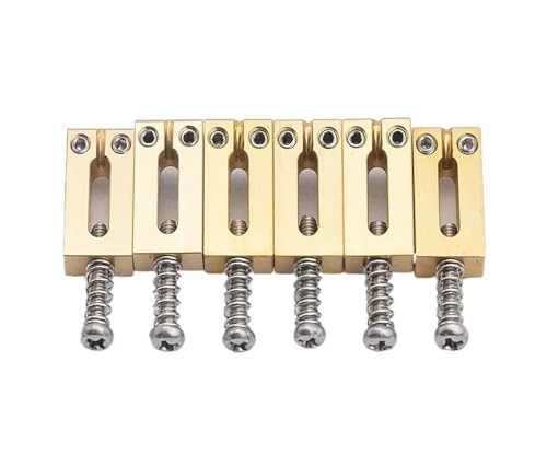 Pont de guitare électrique 10.5mm avec selles en laiton et roulettes noir
