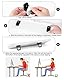 BPTRKOM 4 Stück Portable Computer/keyboard ständer- Zweistufige Einstellung,Selbstklebende Mini-Laptop-Ständer Unsichtbarer Computer, Faltbare Laptop-Füße mit Anti-Rutsch-Silikon