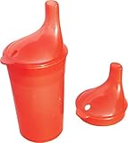 Trinkbecher-Set mit langem Mundstück, rot | Der Sundo Homecare Becher ist eine Trink-Hilfe für Kinder & Senioren