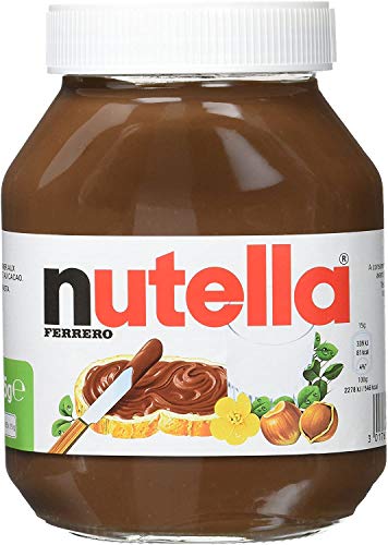 Nutella Tarro familiar original de pasta de cacao y chocolate con avellana, tarro de 825 g