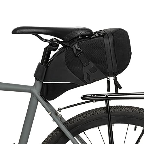 qeedo Bike Saddlebag, Bolsa sillin Bicicleta, Bolsa Trasera Bicicleta, Impermeable Cover