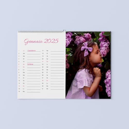 Calendario da Parete Personalizzato 2024/2025