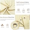 Amazon.com: Tititex Solid Beige Cloth Fabric Shower Curtain Liner with ...