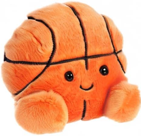 Aurora Adorable Palm PalsTM Hoops BasketballTM Stuffed Animal - Fun Collectible Plush for Kids and Adult Collectors - Perfect for Decorating Rooms and Birthday Gifts - Orange 4 Inches