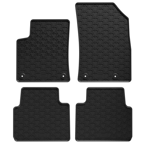 TEXER Alfombrillas de goma de invierno para Citroen C3 Aircross 2017