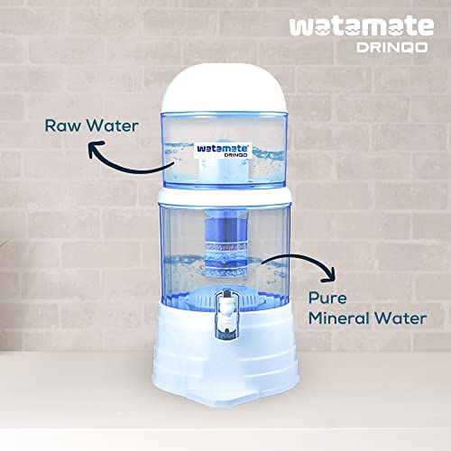 Image of Drinqo Gravity Water Filter 6-stage Purifier for Home with Super Mineralization (18 L)