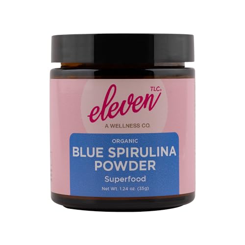 Eleven TLC Organic Blue Spirulina Powder - 1.24 oz (35 Servings)