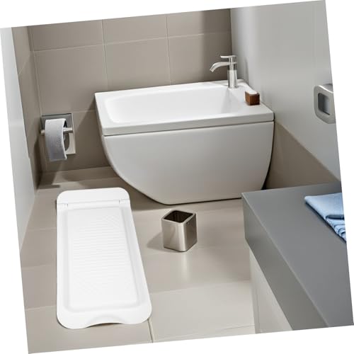 Cubierta de plástico resistente con soporte reforzado para inodoro de cuclillas 4