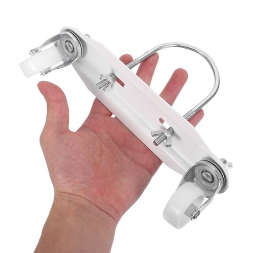 Chauffage électrique mobile grâce au kit de support universel à roulettes blanches
