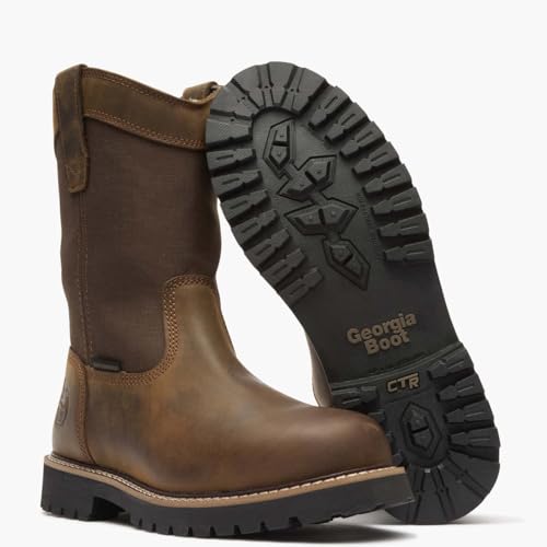 Image of Georgia Boot Core 37 Waterproof 10 inch Pull-On Work Boot
