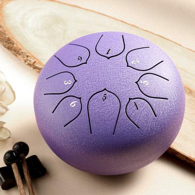 10 Tamburo Della Lingua Mano 11 Note Bianco Handpan In Acciaio Con 10 Tamburo Della Lingua Mano 11 Note Bianco Handpan In Acciaio Con