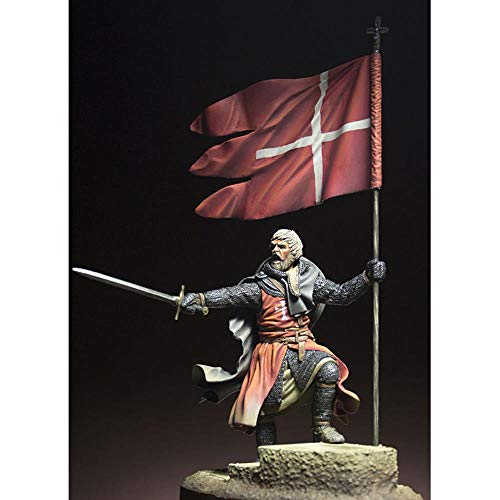 Figura de Guerrero Antiguo 1:24 en Resina sin Pintar miniatura 1