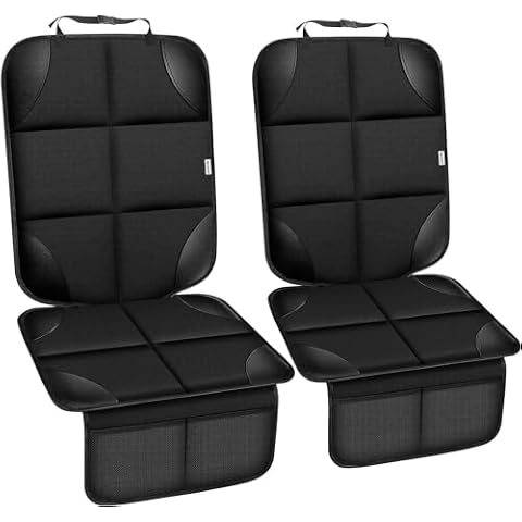 Meolsaek Car Seat Protector for Child Car Seat, 600D Fabric Waterproof Car Seat Cover with Non-Slip Backing, Under Baby Car Seat from Pressure Marks Cover