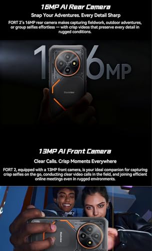 Robust téléphone étanche renforcé IP68 Android 15 Blackview Fort 2 AI - 5