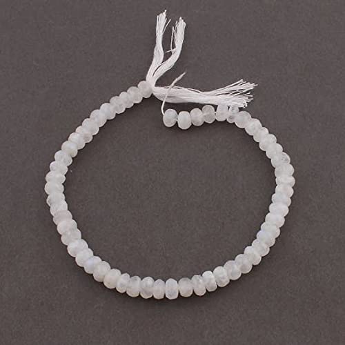 Pierre de lune blanche facettée 7mm de qualité supérieure pour vos bijoux