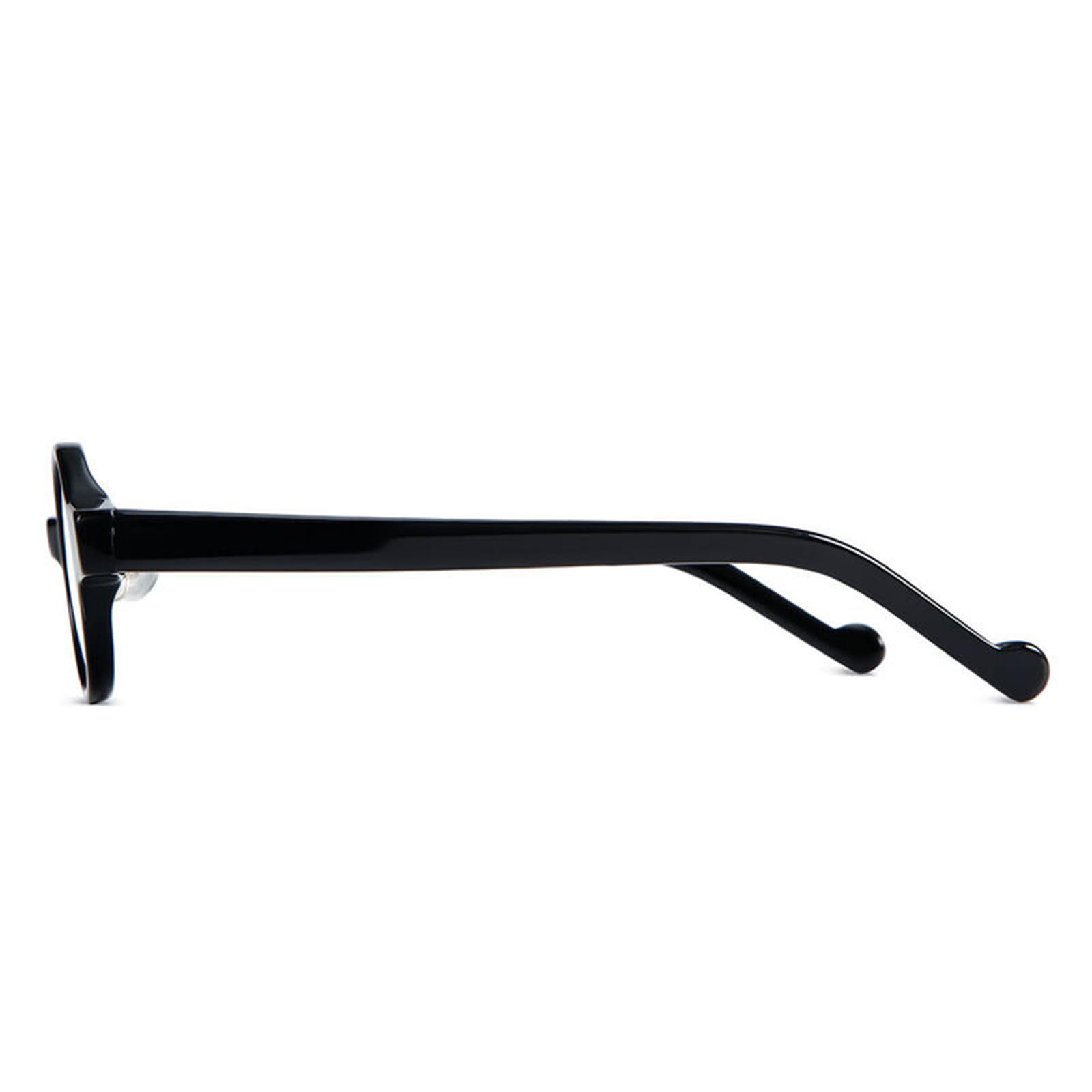 Occhiali da Lettura Presbiopia Irregolare Rotondo:Occhiali da vista Elijah Quadrati Tondi Unisex Acetato Frame Vintage con Anti Luce Blu Lenti Cerniera a Molla Occhiali Lettori