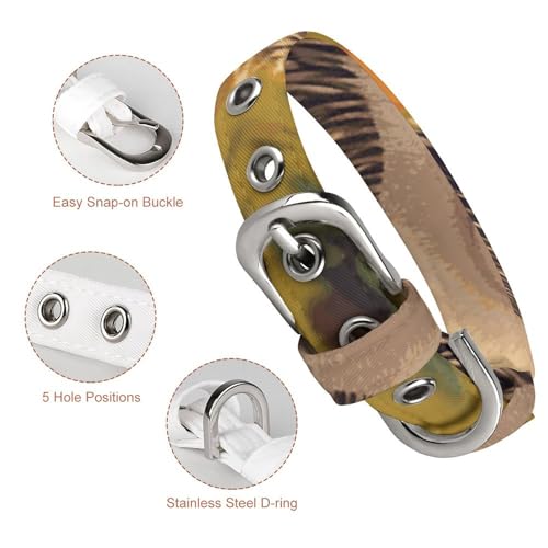 Collier pour chien réglable petit chien et chat accessoire de promenade sécurisé
