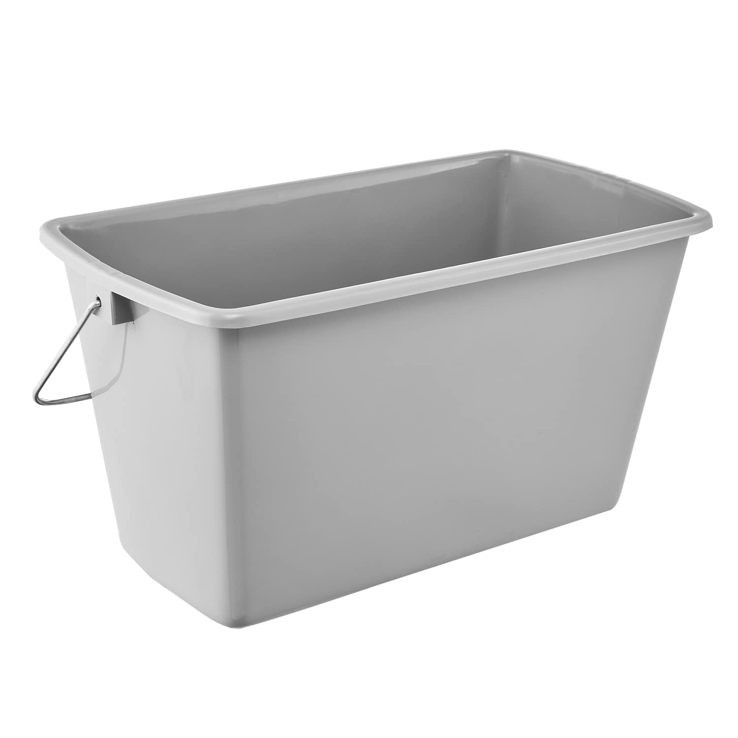 Keeeper Wiadro do czyszczenia gięte, 13 l, prostokątne, polipropylen, 42 x 22 x 22,5 cm, Nordic Grey
