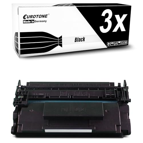 Toner CF226X pour HP LaserJet Pro M402 M426, lot de 3 cartouches de rechange Eurotone pour imprimante