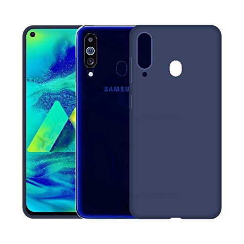 Image of Case Creation Luxurious OG Series for Samsung Galaxy A60 Case Cover,Anti-Dirty Slim Case Frosted Matte Cute Candy TPU Raised Bezel (Splash of Color) Back Cover for Samsung A60 -Navy Blue