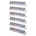 Femeli Acrylic Nail Polish Rack Organizer ,Wall Mounted Clear Floating Shelf for Doll Essential Oil Display-6pcs