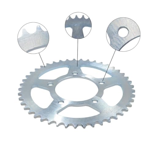 Couronne arrière 45T pour Suzuki GW250 et GSX250R transmission moto
