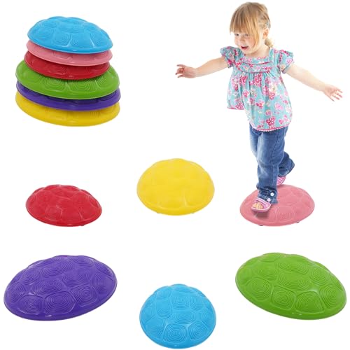 6 Stück Balanciersteine für Kinder zur Förderung von Balance,...