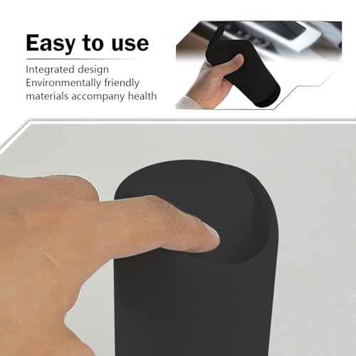 Image of Car Trash Can with Lid, Cup Type Embedded Integrated Trash Can, Silicone Portable Waterproof Small Trash Can for Back Seat Front Seat, for Outdoor Traveling & Home Use (Black)