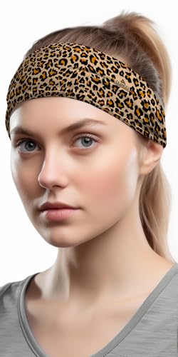 Image of Duwoni Sports Headbands for Men, Moisture Wicking Workout Headband, Sweatband Headbands for Running,Cycling,Football,Yoga,Tennis,Hiking,Hairband for Women and Men