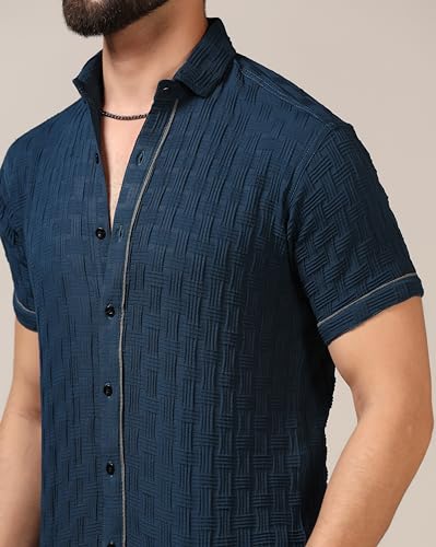 Image of TOPLOT Men's Regular Fit Casual Shirt