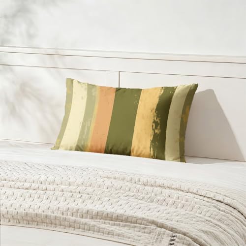 Housse coussin 40x80 extérieur imperméable taie oreiller lin canapé terrasse - 8