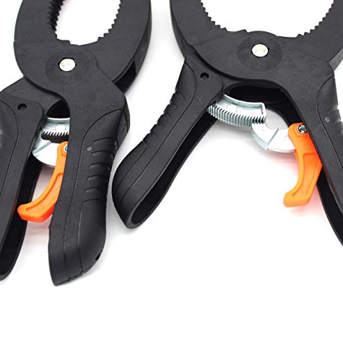 Tueascallk TS121-141JLJ 2 Pcs 10 Inch Heavy Duty Nylon Ratchet Spring Clamps thumb #2