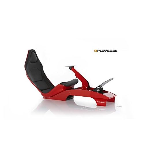 Playseat Formula Sim Racing Cockpit | High Performance Racing Simulator Cockpit for all Steering Wheels, Pedals and all Consoles | For Authentic F1 Racing on the Next Level | Fully Adjustable | Red