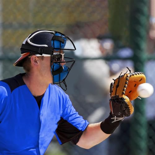 Masque de protection intégral de baseball et softball ajustable adulte
