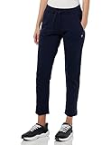 champion legacy legacy american classics w - light stretch fleece slim pantaloni da tuta, blu marino, donna fw23