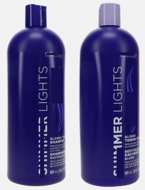 Clr Shimmer Iight Shampoo & Conditioner 31.5oz (Brightening, Alcohol Free, Unscented)