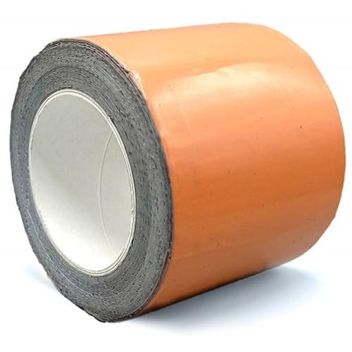 ANTIHUMEDADES Cinta impermeabilizante de butilo (Teja, 10m x 10cm): Resistente e impermeable. Repara y sella grietas en tejados y fugas en tuberías