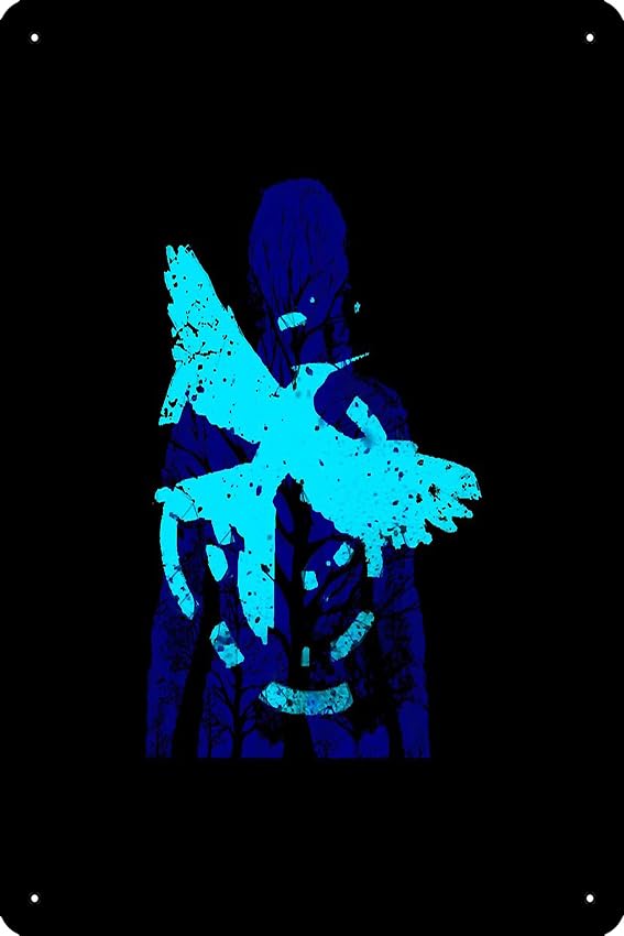 Plaque en métal humoristique avec impression geai moqueur 20,3 x 30,5 cm