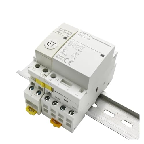 Interruptor de contactor modular doméstico DC 12V para domótica 6