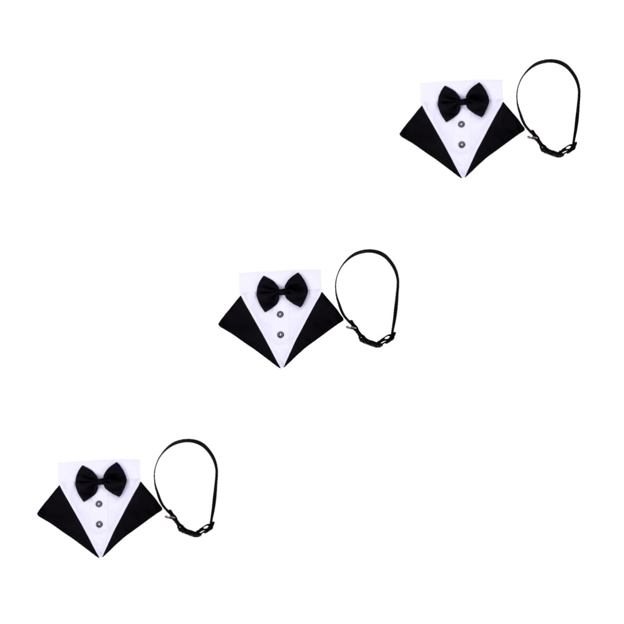 Bavoir de bave de serviette pour chien et chat YARNOW bavoirs animaux lot de 3