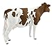 Safari Ltd. Ayrshire Cow Figurine - Hand-Painted 5.25