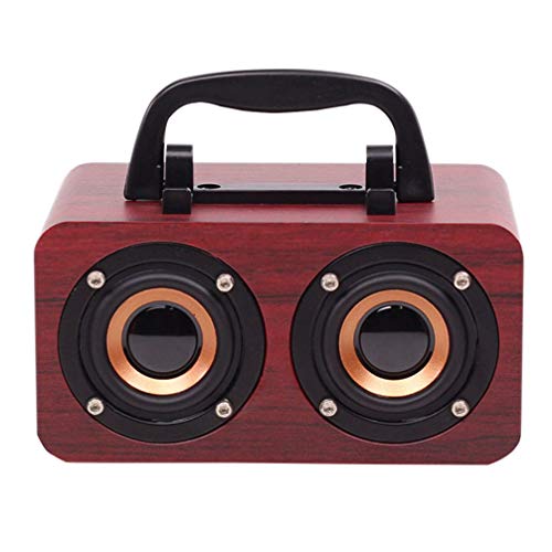 Vosarea Enceinte Bluetooth en Bois Vintage rétro Haut-Parleur sans Fil Haut-Parleur Portable Haut-Parleur avec Son HD et Basse (Rouge) - Les Beatles, Paul McCartney, John Lennon, RIngo Starr, George Harrison Vosarea Enceinte Bluetooth en Bois Vintage rétro Haut-Parleur sans Fil Haut-Parleur Portable Haut-Parleur avec Son HD et Basse (Rouge)