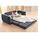 Intex Inflatable Pull-Out Sofa: Velvety Surface, 2-in-1 Valve, Cupholder, 46